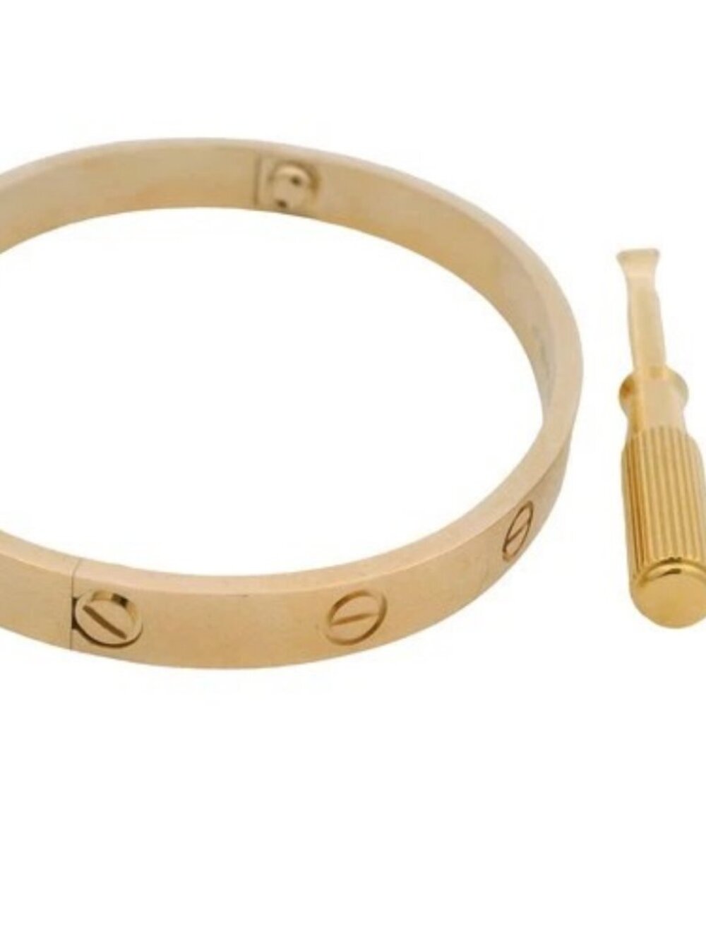 Authentic Cartier Solid 18kt Yellow Gold Classic Love Bracelet Screwdriver 18